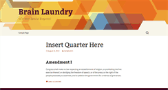 Desktop Screenshot of brainlaundry.com