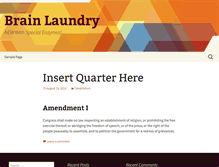 Tablet Screenshot of brainlaundry.com